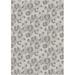 Brown/Gray 84 x 60 x 0.1 in Area Rug - Well Woven Animal Prints Leopard Dots Gray Brown Modern Flat-Weave Rug Polyester | Wayfair W-APT-01G-5