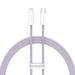 20W PD USB C to Lightning Cable for iPhone 14 13 12 Pro Max Fast Charging Type C Cable for iPhone for iPad Purple 2m