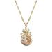 2024 Hot Niche money bag clavicle chain necklace cat pendant eye I9P5