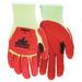 MCR SAFETY UT1953S Coated Gloves,S,knit Cuff,PK12