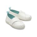 TOMS Kids Tiny White Alpargata Confetti Glitter Toddler Shoes, Size 5