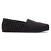 TOMS Women's Alpargata Black Triangle Woven Espadrille Shoes Black/Multi, Size 6.5
