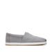 TOMS Men's Grey Alp Fwd Recycled Ripstop Espadrille Slip-On Shoes, Size 9.5