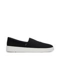 TOMS Men's Black Travel Lite Alpargata Slip-On Sneakers Shoes, Size 14