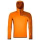 Ortovox - Fleece Light Grid ZN Hoody - Fleecepullover Gr M orange