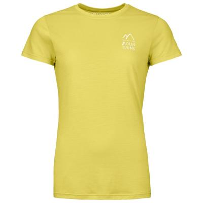 Ortovox - Women's 120 Cool Tec Mountain Duo T-Shirt - Merinoshirt Gr M gelb Image
