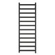 Terma Simple ONE heban black electric towel rail 1440 x 500