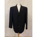 Daniel Hechter Single Breast 4 Button Jacket Black Size: 40" Chest