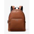 Michael Kors Cooper Pebbled Leather Commuter Backpack Brown One Size