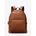 Michael Kors Cooper Pebbled Leather Commuter Backpack Brown One Size