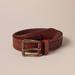 Lucky Brand Lacing Detail Leather Belt - Men's Accessories Belts in Brown, Size 40