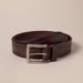 Lucky Brand Bicolor Striped Leather Belt - Men's Accessories Belts in Brown, Size 34