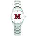 Women's Silver Miami University RedHawks Stainless Steel Bracelet Wristwatch