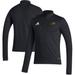 Men's adidas Black Alabama State Hornets Sideline Entrada22 Quarter-Zip Pullover Top