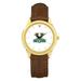 Men's Brown Mississippi Valley State Delta Devils Leather Watch