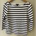 J. Crew Tops | Jcrew Striped Top | Jcrew Classic Boatneck Nautical Striped Top | Color: Blue/White | Size: S