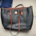 Dooney & Bourke Bags | Dooney & Bourke Leather Shoulder Bag, Black With Red Inside, Good Condition | Color: Black/Red | Size: Os