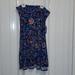 Lularoe Skirts | Lularoe Azure Floral Skirt 2xl | Color: Blue | Size: Xxl