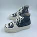 Converse Shoes | Converse Chuck Taylor Hi Construct Shoes Gray Canvas Women's Size 9 A05116c | Color: Blue/White | Size: 9