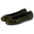 Tory Burch Shoes | Nib Tory Burch Minnie Patent Leather Ballet Travel Flat Leccio Green Us 8 9 | Color: Green | Size: Various