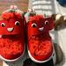 Nike Shoes | Like New, Baby Nike, 2 Crib Monster Team Hustle Sneakers | Color: Red/Yellow | Size: 2bb