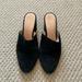J. Crew Shoes | J.Crew Black Suede Mule Sz 7.5 | Color: Black | Size: 7.5