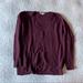 Madewell Sweaters | Madewell Xs Burgundy Sweater | Color: Purple/Red | Size: Xs