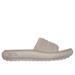 Skechers Women's Arch Fit Cloud - Oh She Pretty Sandals | Size 10.0 | Taupe | Textile | Vegan | Machine Washable