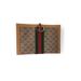 Gucci Bags | Gucci Vintage Beige Monogram Wallet Checkbook With Stripes | Color: Green | Size: Os