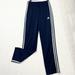 Adidas Bottoms | Adidas Boys Girls Unisex Youth Size Large 14/16 Navy 3 White Stripes Sweatpants | Color: Blue | Size: Lb