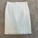 Gucci Skirts | Gucci Ivory White Pencil Skirt Stretch Lined Sz 46 | Color: White | Size: 46eu