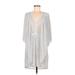 By Malene Birger Casual Dress: White Stripes Dresses - Women's Size 38