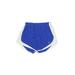 Nike Athletic Shorts: Blue Solid Activewear - Women's Size Small