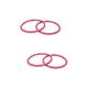 POPETPOP 2 Pairs Yoga Exercise Armband Portable Arm Hoops Exercise Hoops for Arms Indoor Under Desk Bike For Adults Yoga Stuff Supplies Women Sports Exercise Equipment Metal Pink Fitness