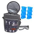 Toyvian 2 Sets Breast Milk Cooler Bag Waterproof Cooler Insulated Cooler Bags Breastmilk Chiller Small Travel Cooler Pump Bag Bottle Bag Round Baby Lunch Box Bag Oxford Cloth