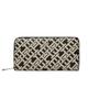 Tommy Hilfiger Iconic Tommy Wallet Black/Beige, Black, Taglia Unica, wallet