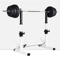 Weight Rack, Squat Rack Gym Weights Barbell Rack Adjustable Heavy Duty Squat Rack Stand Power Weight Bench Support Barbell Rack Up Barbell Rack Squat Stand Max Load 200 Kg