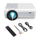 Stytpwra 1080P Projector 12000LM Home Theater Video Projector with WiFi+BT for HD, USB, VGA, AV, IOS and Android Phone(UK Plug)