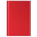 Kcvzitrds 2.5 Inch Mobile External Hard Drive Portable Hard Drive USB 3.0 External Hard Drive High Speed USB 3.0 1TB Storage Portable Hard Drive for Laptop Desktop PC Red