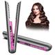 Hair Straightener with Ceramic Coating, Travel Hair Straighteners for Women, Cordless Hair Straighteners, 2 in 1 Hair Straightener and Curler, Hair Curler Ionic Titanium Plate for Smooth Shiny Results