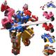 SPIRITS in Transforming Car Robot Toys for teenagers Vehicles Action Toys Assembly Kit Toys Include Go Kart Motorcycle Airplane Tank- STEM Educational Toy for teenagers teenagers - (Size : 8 IN)