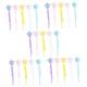 UPKOCH 25 Pcs Fairy Wand Halloween Toys Role Play Fairy Stick Princess Outfits for Girls Toy Wands Girls Toys Fairy Cosplay Kids Clothes Wand Toy Pvc Wedding Light Stick Child