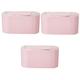 TOYANDONA 3 Pcs Wipe Warmer Baby Wipes Heater Travel Makeup Wipes Baby Wipe Heater Diapers for Adults Adult Diapers Tissue Warmer Wet Wipe Heater Thermostat Constant Temperature Pink Abs