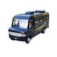 KANDUO For:Die-Cast Automobiles For:Mercedes-Benz Vario 1:28 Die-casting Simulation Police Car Sound And Light Collectible Decorations (Color : A)