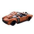 For:Die-Cast Automobiles For:1:24 1965 Shelby Cobra 427 S/C Die Cast Auto White Orange Grey Collectible Decorations (Color : B)