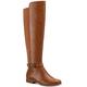 Style & Co. Womens Kimmball Zipper Over-The-Knee Boots, Tan, 5.5