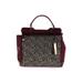 Vince Camuto Leather Satchel: Burgundy Bags