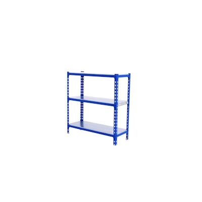PROREGAL Schwerlastregal BABY METAL SHARK | HxBxT 90x80x50cm | Fachlast 180kg | Blau-Verzinkt | Regal Standregal Werkstattregal Lagerregal Image