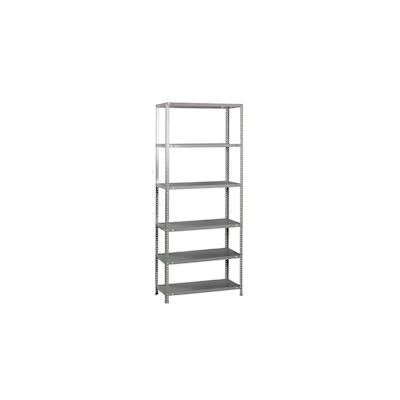 PROREGAL Schraubregal PANDA TALL | HxBxT 200x90x30cm | 6 Fachböden | Fachlast 100kg | Verzinkt | Regal Standregal Aufbewahrungsregal Image