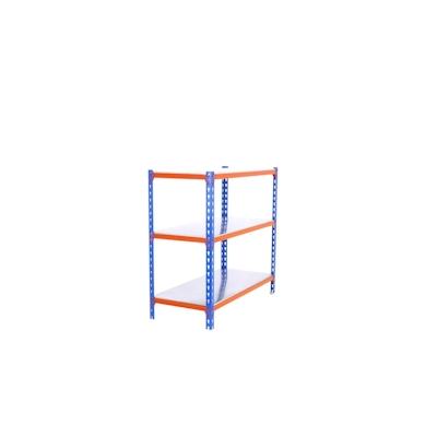 PROREGAL Schwerlastregal BABY METAL SHARK | HxBxT 90x110x30cm | Fachlast 200kg | Blau-Orange | Regal Standregal Werkstattregal Lagerregal Image
